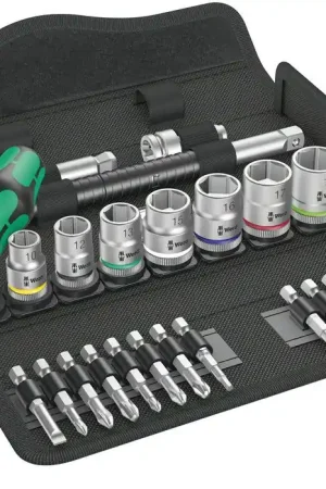 Meilleure Vente WERA Jeu de clés à douilles Zyklop Speed 8100 SB 6 29 pièces 3/8 ″ ( 4000821759 )