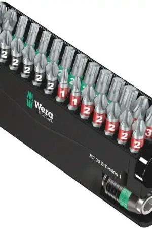 WERA Assortiment d'embouts Bit-Check 30 BiTorsion 1 30 pièces ( 4000829000 ) Usine Directe