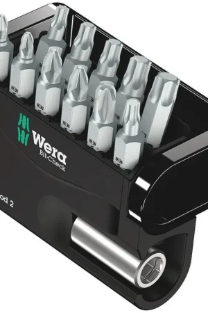 WERA Assortiment d'embouts Bit-Check 12 Wood 2 12 pièces ( 4000829035 ) Pas Cher