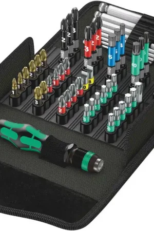 Achat Immédiat WERA Assortiment d'embouts KK 100 52 pièces ( 4000829900 )