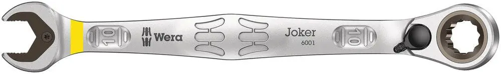 Jusqu'à Épuisement Des Stocks WERA Clé mixte à cliquet Joker ouverture de clé 10 mm longueur 159 mm ( 4000821821 )
