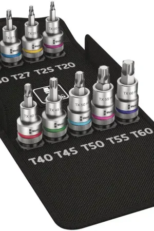 Commander Maintenant WERA Jeu de clés à douille 8767 C TX HF 1 9 pièces ( 4000821148 )