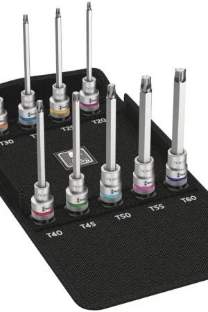 WERA Jeu de clés à douille 8767 C TORX® HF3 9 pièces ( 8000378065 ) Achetez Aujourd'hui