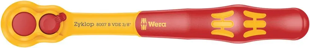 Certifié WERA Cliquet réversible à levier 8007 B VDE 3/8 po. 80 dents ( 4000828007 )