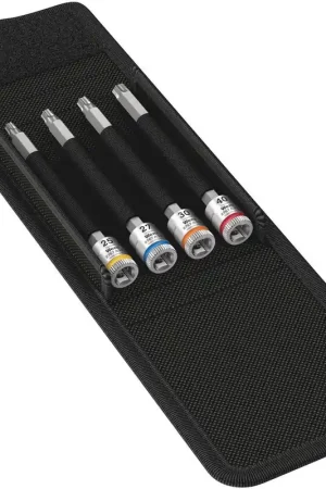 WERA Jeu de clés à douille 8767 A TORX® HF 1 4 pièces ( 4000821194 ) Prix Réduit