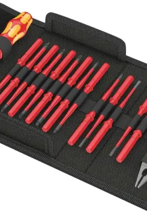 WERA Jeu de tournevis KK VDE 17 extra slim 1 17 pièces ( 4000828666 ) Livraison Express