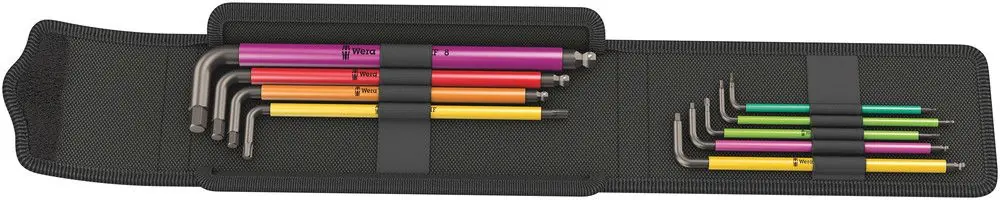 Expédition Rapide WERA Jeu de clés mâles coudées Bicycle Set 4 sac textile 9 pièces ( 4000829863 )