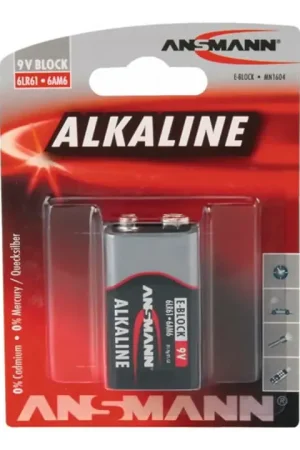 Dernière Chance ANSMANN Batterie 9 V 6LP3146-E Block 550 mAh ( 4000901825 )