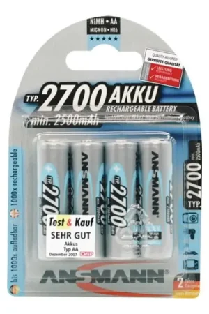Offre Du Jour ANSMANN Batterie d´accumulateur 1,2 V 2700 mAh ( 4000876111 )