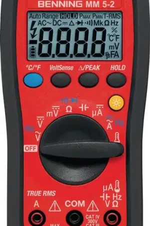 BENNING Multimètre MM 5-2 0,1 mV-600 V AC/DC ( 4000828866 ) Meilleur Choix