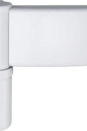 Certifié SIMONSWERK Paumelle de porte d'entrée Siku 3D K 3030 acier blanc ( 3000255056 )
