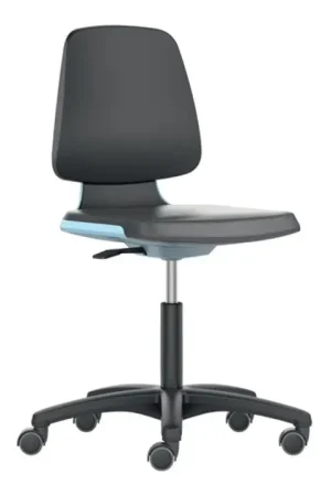 BIMOS Chaise d’atelier pivotante Labsit rouleaux coque de siège bleu ( 9000454070 ) Vente Flash