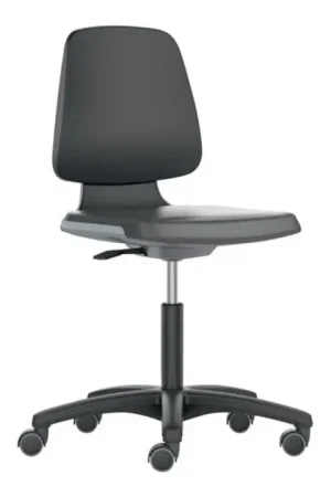 Dernier Modèle BIMOS Chaise d’atelier pivotante Labsit rouleaux coque de siège anthracite ( 9000454071 )