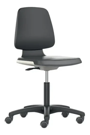 BIMOS Chaise d’atelier pivotante Labsit rouleaux coque de siège anthracite ( 9000454074 ) Prix Réduit