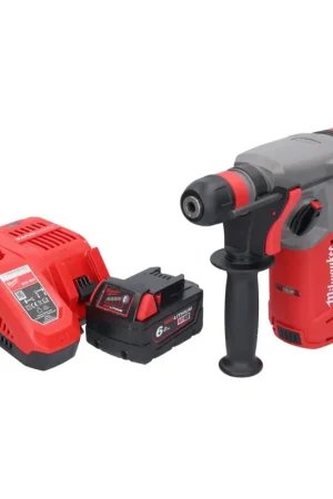 Expédié Aujourd'hui Marteau combiné à batterie Milwaukee M18 CHX-601 18 V 2,5 J SDS plus brushless + 1x batterie 6,0 Ah + chargeur