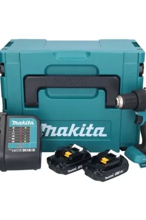 Makita DDF 484 SYJ Perceuse-visseuse sans fil 18 V 54 Nm + 2x batterie 1,5 Ah + chargeur + Makpac Vente Flash