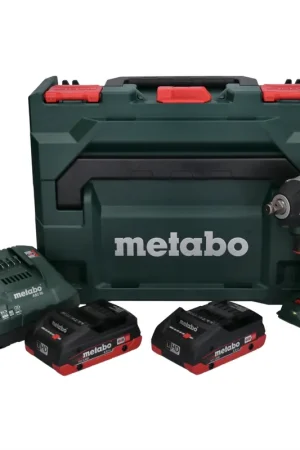 Metabo SSW 18 LT 300 BL Visseuse à choc sans fil 18 V 300 Nm Brushless + 2x batterie 4,0 Ah + chargeur + metaBOX Usine Directe