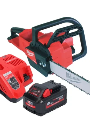Tronçonneuse à batterie Milwaukee M18 FCHS35-801 18 V 35 cm 12,4 m/s + 1x batterie 8,0 Ah + chargeur Solde