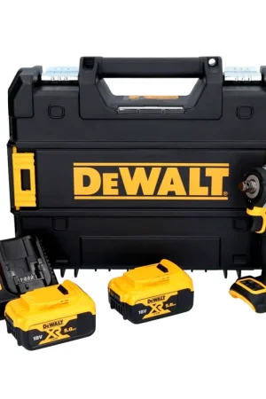 DeWalt DCF 921 P2 Clé à choc 18 V 400 Nm 1/2" Brushless + 2x batterie 5,0 Ah + chargeur + TSTAK Affaire À Saisir