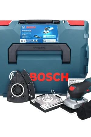 Bosch GSS 18V-13 Ponceuse vibrante sans fil 18 V ( 06019L0101 ) + L-BOXX - sans batterie, sans chargeur Satisfait Ou Remboursé