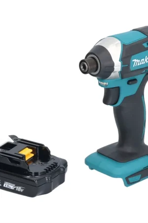 Makita DTD 152 Y1 Clé à choc sans fil 18 V 165 Nm 1/4'' + 1x batterie 1,5 Ah - sans chargeur Offre Limitée