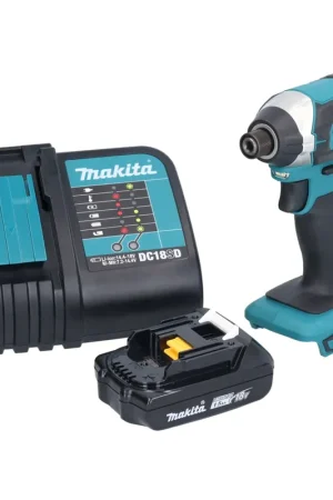 Makita DTD 152 SY1 Clé à choc sans fil 18 V 165 Nm 1/4'' + 1x batterie 1,5 Ah + chargeur Satisfait Ou Remboursé