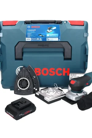 Bosch GSS 18V-13 Ponceuse vibrante sans fil 18 V + 1x batterie ProCORE 4,0 Ah + L-BOXX - sans chargeur Authentique