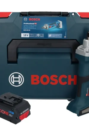 Bosch GGS 18V-20 Meuleuse droite sans fil 18 V Brushless + 1x batterie ProCORE 8,0 Ah + L-BOXX - sans chargeur Expédié Aujourd'hui