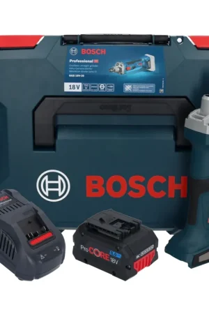 Bosch GGS 18V-20 Meuleuse droite sans fil 18 V Brushless + 1x batterie ProCORE 8,0 Ah + chargeur + L-BOXX Vente Flash