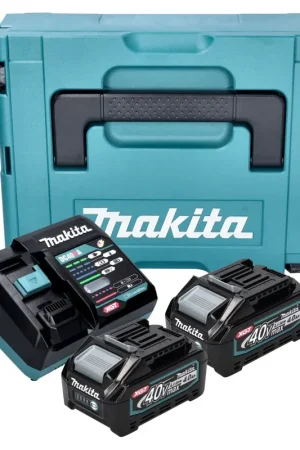 Makita Power Source Kit ( 191J97-1 ) 2x BL 4040 batterie rechargeable 40 V max. 4,0 Ah XGT+ DC 40 RA Chargeur + Makpac Achetez Aujourd'hui