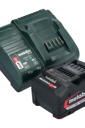 Metabo Basic Set 1x batterie Li-Power 18 V 4,0 Ah + chargeur Metabo SC 30 12 - 18 V ( 685192000 ) Meilleur Choix