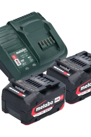 Metabo Basic Set 2x batteries Li-Power 18 V 4,0 Ah + chargeur Metabo SC 30 12 - 18 V Achat Immédiat