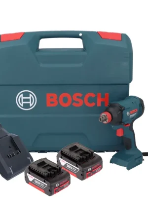 Offre Spéciale Clé à chocs rotative sans fil Bosch GDX 18V-180 18 V 180 Nm 1/2" + 2x batteries 3,0 Ah + chargeur + mallette en L