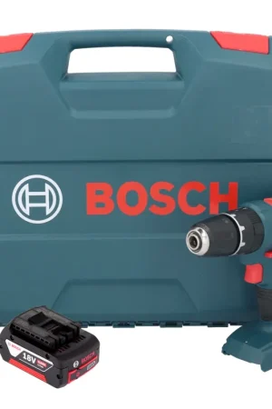 Acheter En Ligne Bosch GSB 18V-21 Perceuse-visseuse à percussion sans fil 18 V 55 Nm + 1x batterie 4,0 Ah + L-Case - sans chargeur