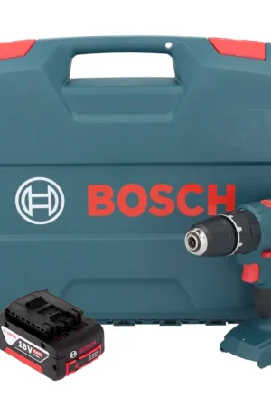 Prix Promo Perceuse à percussion sans fil Bosch GSB 18V-21 18 V 55 Nm + 1x batterie 6,0 Ah + mallette en L - sans chargeur