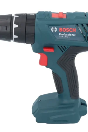 Produit De Marque Perceuse à percussion sans fil Bosch GSB 18V-21 18 V 55 Nm + 2x batteries 6,0 Ah + chargeur + mallette en L