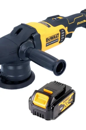 Seulement Aujourd'hui Polisseuse excentrique à batterie DeWalt DCM 848 N 18 V 125 mm sans balais + 1x batterie 4,0 Ah - sans chargeur