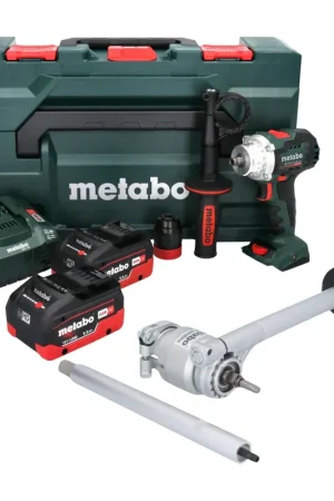 Populaire Metabo BS 18 LTX BL QI perceuse-visseuse sans fil 18 V 130 Nm sans balais (602359770) + 2x batterie 5,5 Ah + chargeur + embout dynamométrique PowerX3 + métaBOX