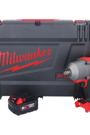 Populaire Clé à chocs sans fil Milwaukee M18 ONEFHIWF12-501X 18 V 1356 Nm 1/2" brushless + 1x batterie 5,0 Ah + boîtier HD - sans chargeur