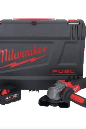 Meuleuse d'angle sur batterie Milwaukee M18 FSAG115X-401X 18 V 115 mm sans balais + 1x batterie 4,0 Ah - sans chargeur Offre Limitée