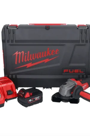 Meuleuse d'angle sur batterie Milwaukee M18 FSAG115X-401X 18 V 115 mm sans balais + 1x batterie 4,0 Ah + chargeur Achat Immédiat