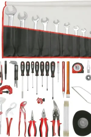 KS TOOLS Jeu d'outils d'electricien en sacoche, 120 pcs ( 116.0190 ) Offre Exclusive