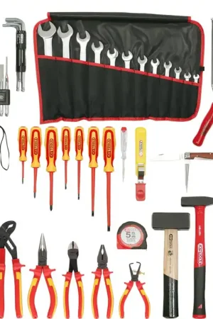 Promotion KS TOOLS Sacoche d'outils d'électricien - nylon, 132 pcs ( 117.0190 )