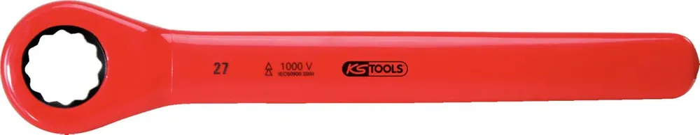 Vente Flash KS TOOLS Clé polygonale à cliquet avec revêtement isolant, 9 mm ( 117.4209 )