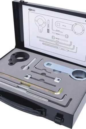KS TOOLS Jeu d'outils de réglage moteur pour VAG, 9 pcs, Audi, Seat, Škoda, Volkswagen ( 400.2120 ) Promotion Saisonnière