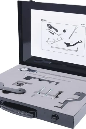 Réduction KS TOOLS Jeu d'outils de réglage moteur pour VAG, 9 pcs, Audi, Seat, Škoda, Volkswagen ( 400.2140 )