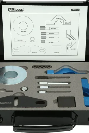 Must-Have KS TOOLS Jeu d’outils de réglage moteur pour Ford, 9 pcs ( 400.4420 )