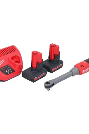 Milwaukee M12 FHIR38LR-502 Clé à cliquet grande vitesse sans fil longue durée 12 V 47 Nm 3/8'' + 2x batterie 5,0 Ah + chargeur Achat Immédiat