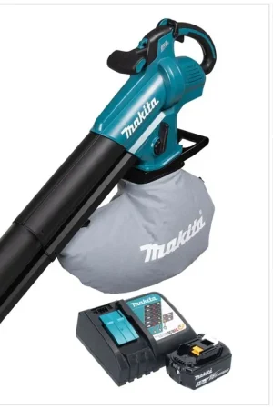 Commander Maintenant Makita DUB 187 RF Souffleur et aspirateur de feuilles sans fil 18 V Brushless + 1x batterie 3,0 Ah + chargeur