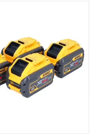 Commande En Gros DeWalt 4x DCB 548 batterie 18 V / 54 V max. 12 Ah / 12000 mAh Li-Ion XR FLEXVOLT - avec indicateur de niveau de charge